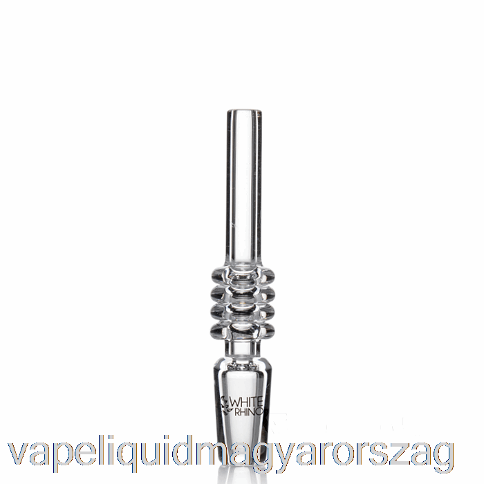 Fehér Orrszarvú Nektár Gyűjtő Kvarc Hegyek 10mm Vape Toll